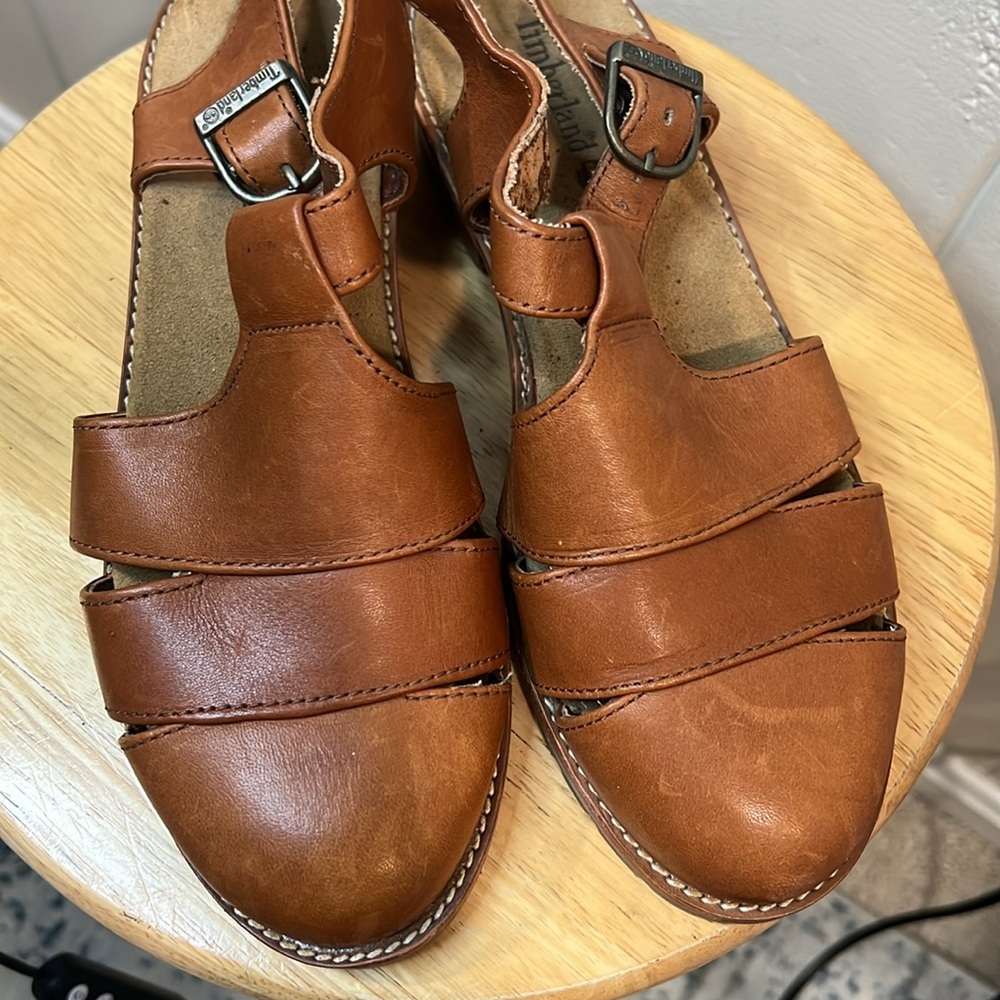 Timberland Women’s Brown Sandals Leather - Picture 7 of 10